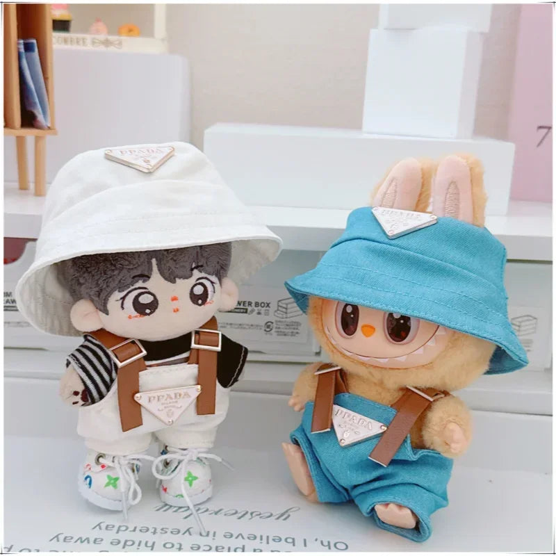 👗🧢 Vêtements Mini Poupée Labubu 17 cm – Tenue Complète avec Chapeau & Chaussures