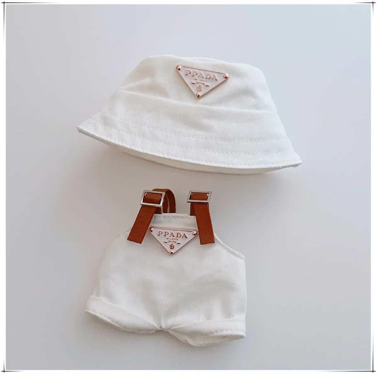 👗🧢 Vêtements Mini Poupée Labubu 17 cm – Tenue Complète avec Chapeau & Chaussures