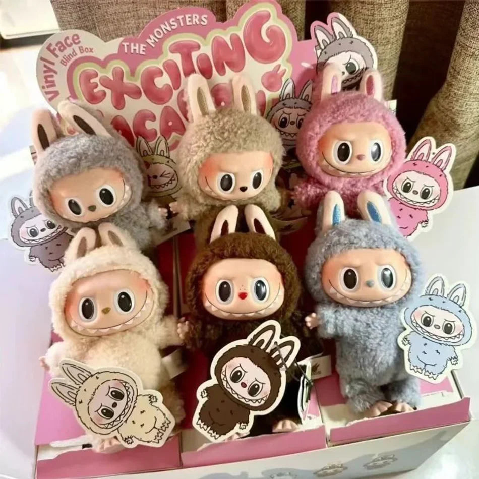 💗 Figurine Kawaii Labubu The Monsters – Heartbeat Macaron Edition
