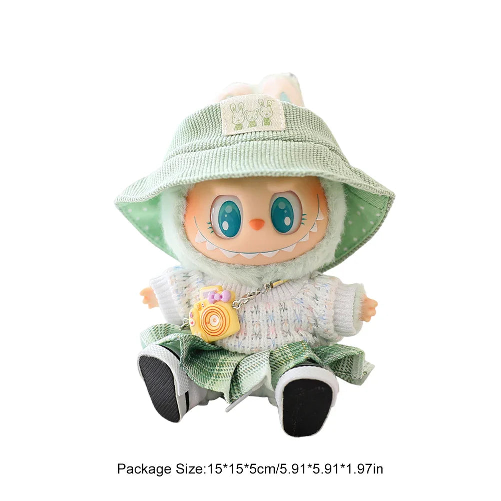 🎀Vêtements Labubu 17cm – Ensemble Kawaii pour Labubu 🎀