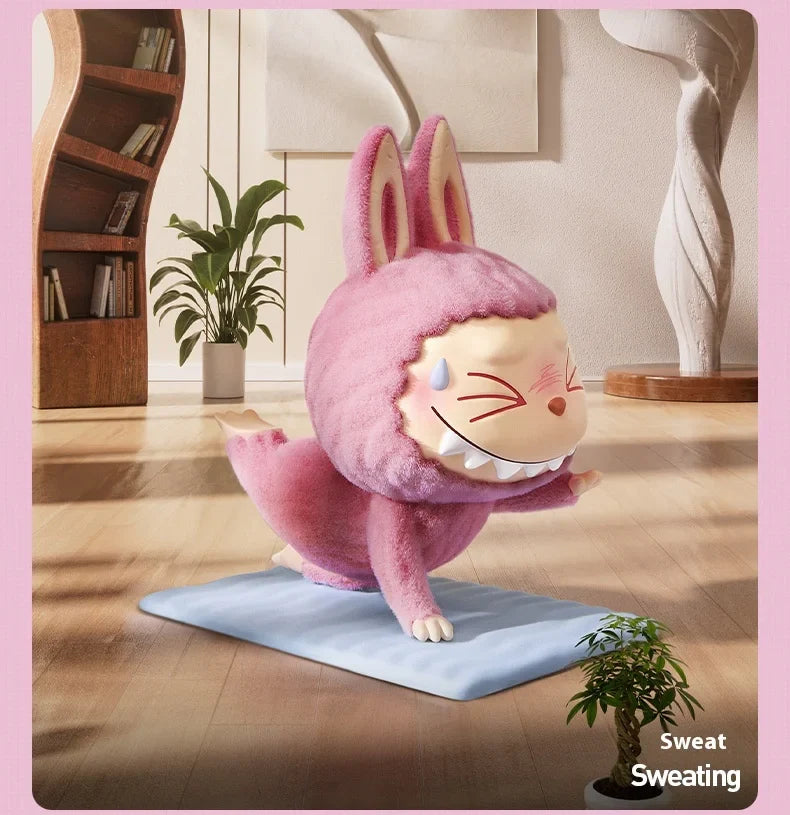 🧘♂️ Pop Mart Labubu – Figurine "Yoga Lazy