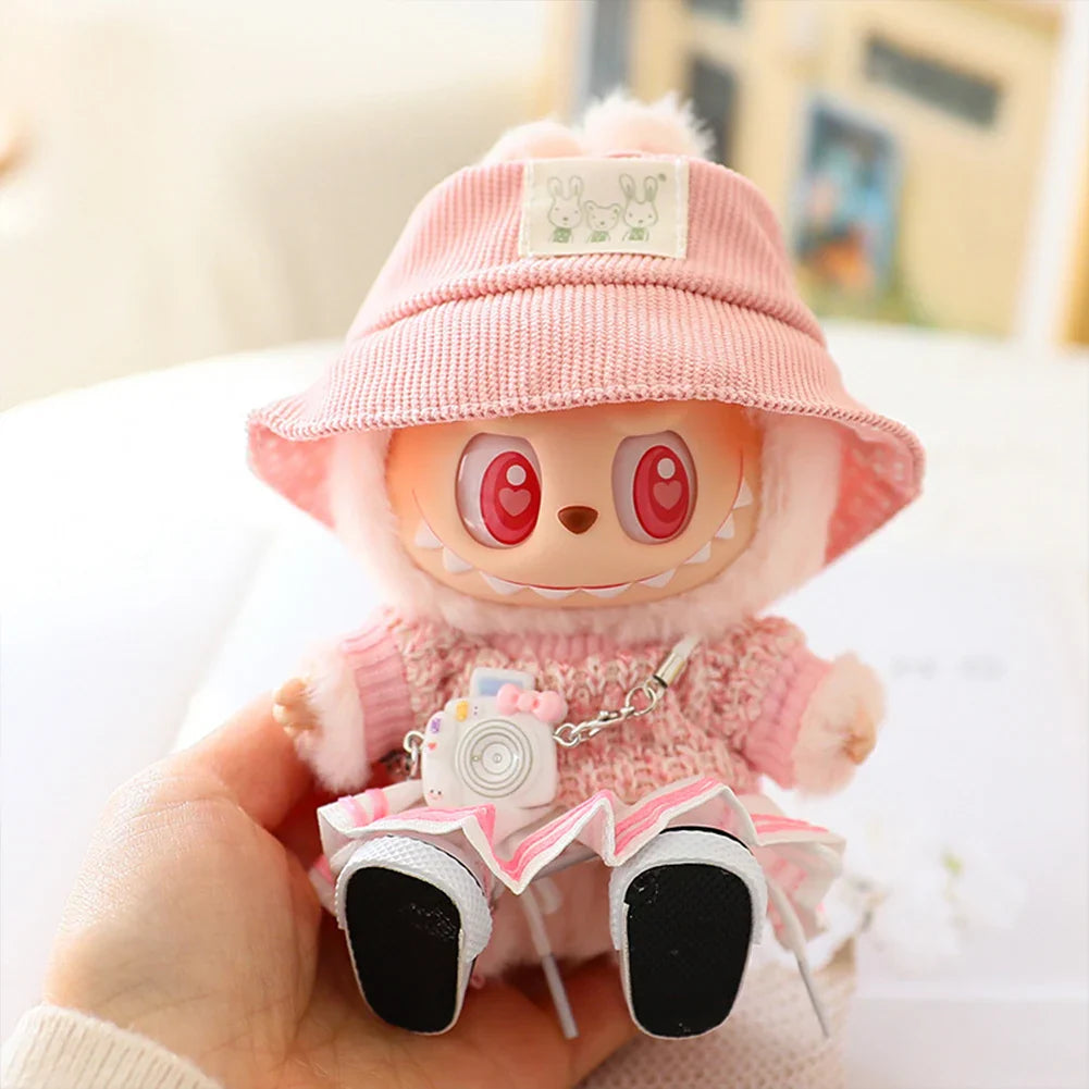 🎀Vêtements Labubu 17cm – Ensemble Kawaii pour Labubu 🎀