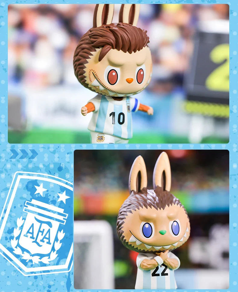 ⚽ Labubu Football Argentin – Figurine Surprise Collector