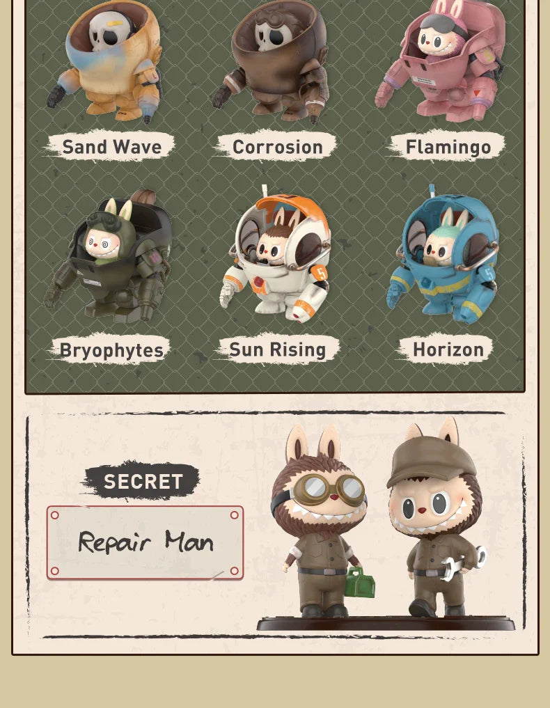 🛸 Figurine Labubu The Monsters x Kow Yokoyama Ma.K. – Boîte Mystère