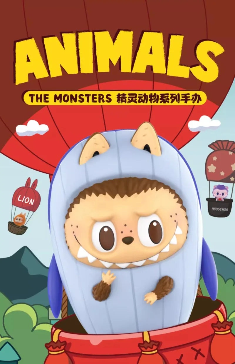 🌈 Figurines Kawaii Labubu – Boîte Mystère Animaux