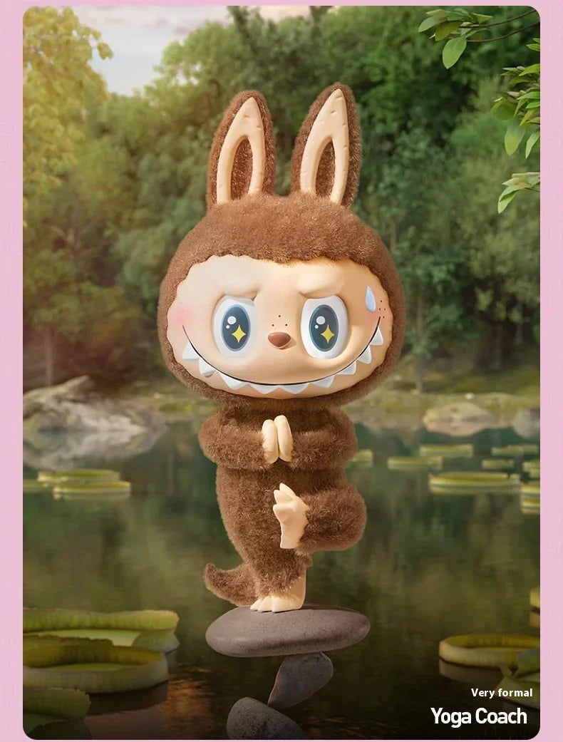🧘♂️ Pop Mart Labubu – Figurine "Yoga Lazy