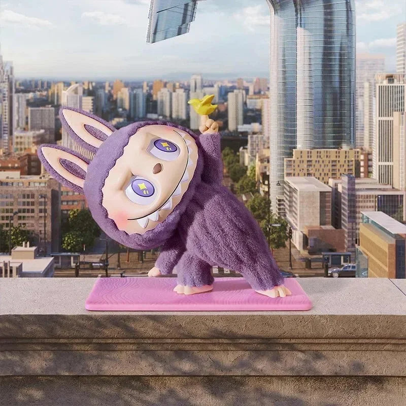 🧘♀️ LABUBU The Monsters – Série Yoga Paresseux