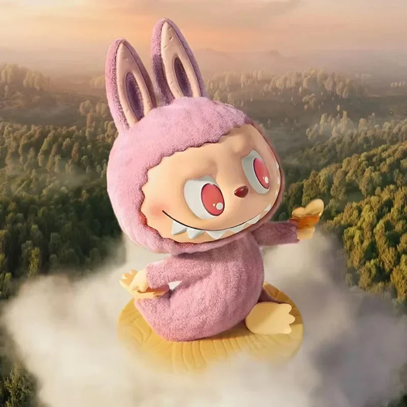 🧘 Figurine Labubu Lazy Yoga – Boîte Surprise Kawaii