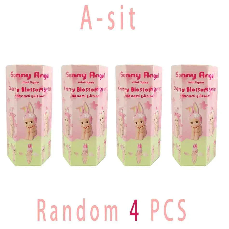🌸 Figurine Mini Hippers LABUBU – Édition Cherry Blossom