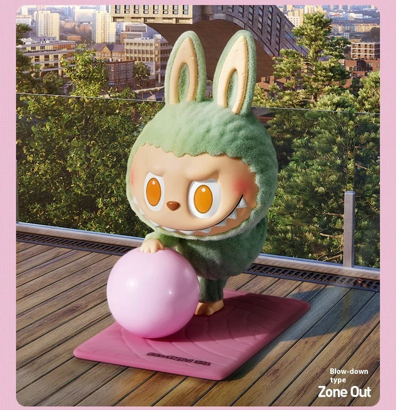 🧘♂️ Pop Mart Labubu – Figurine "Yoga Lazy