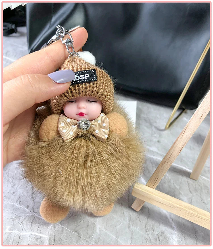 🧸Labubu Flocon Élégant – Charme Doux & Signature Unique