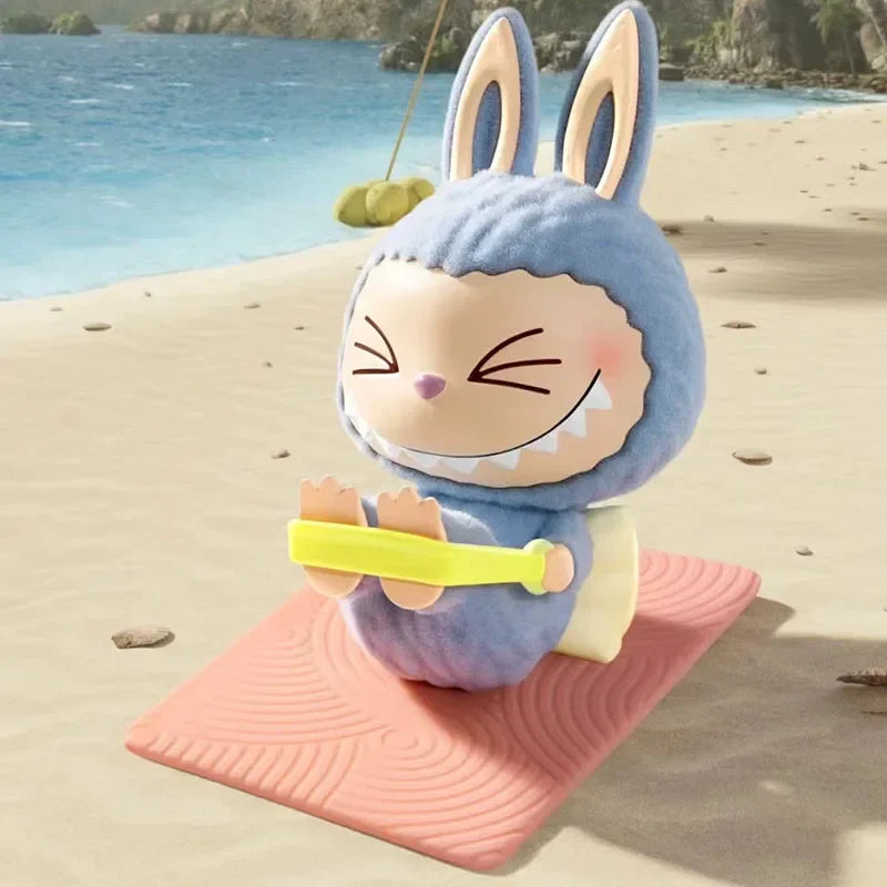 🧘 Figurine Labubu Lazy Yoga – Boîte Surprise Kawaii