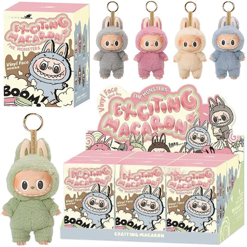 💗 Figurine Kawaii Labubu The Monsters – Heartbeat Macaron Edition