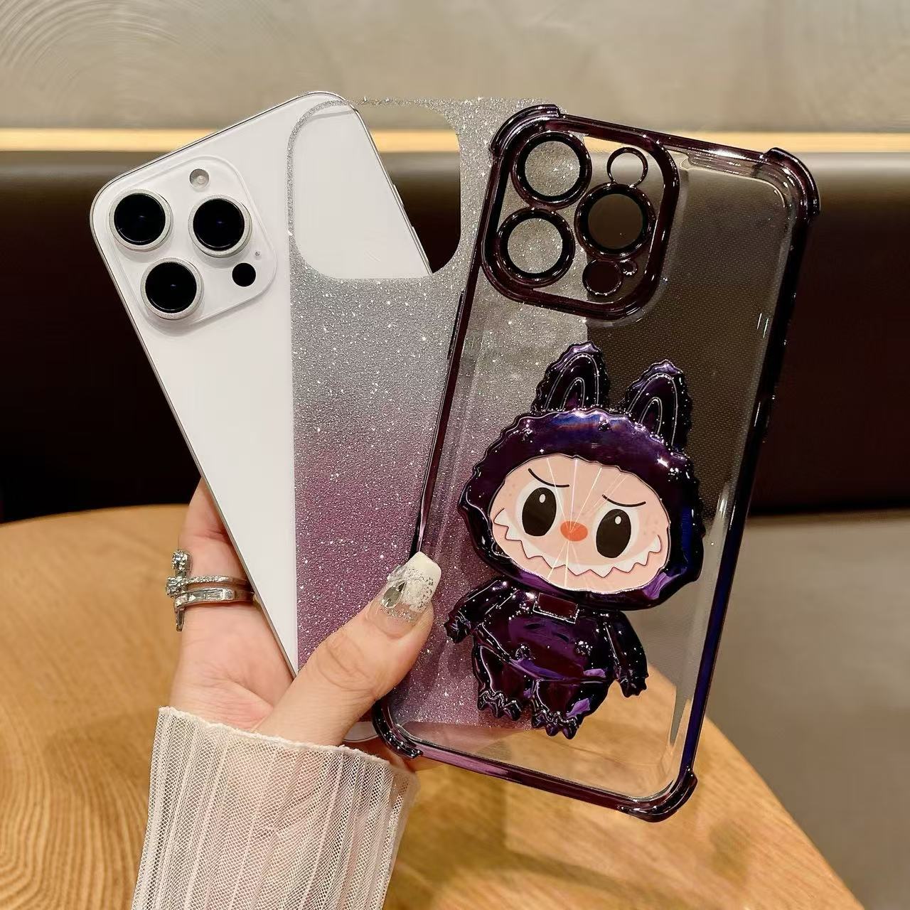 Fluffy Labubu 3D Case β The Ultimate Cute Protection for Your iPhone