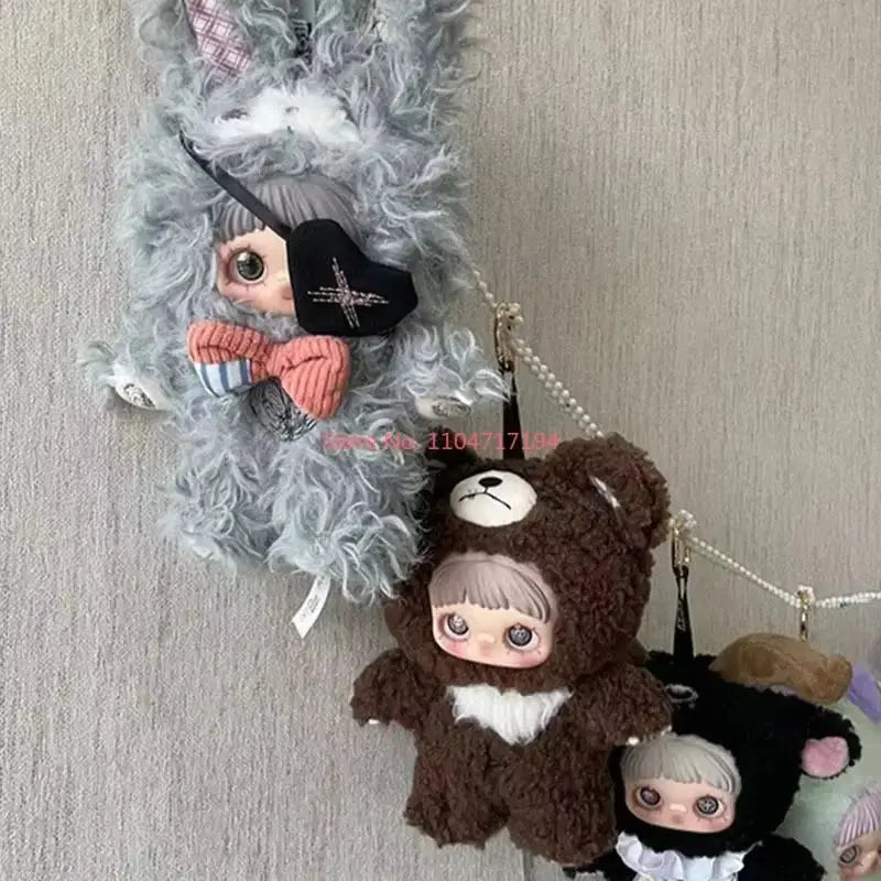 🌲 Peluche Kawaii Maymei V2 – Série Dark Forest | Décor de Bureau Mystérieux