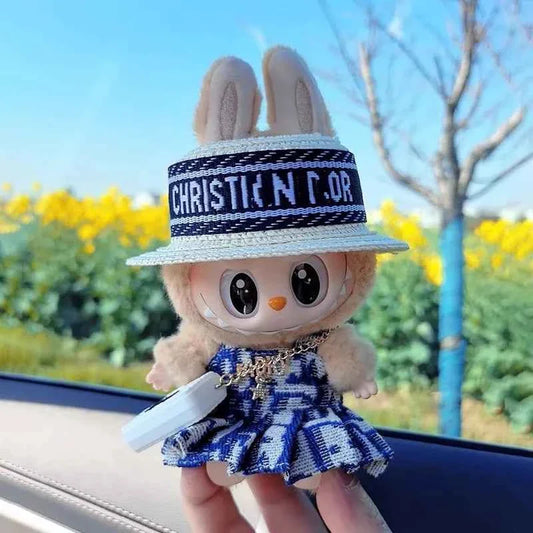 đ VĂȘtements de PoupĂ©e Labubu 17cm - Luxe Mini Macaron