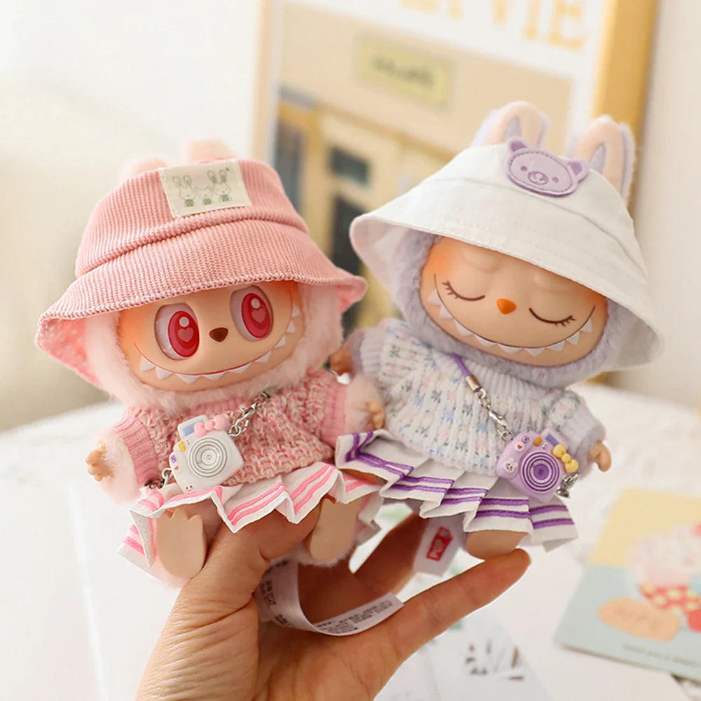 🎀Vêtements Labubu 17cm – Ensemble Kawaii pour Labubu 🎀