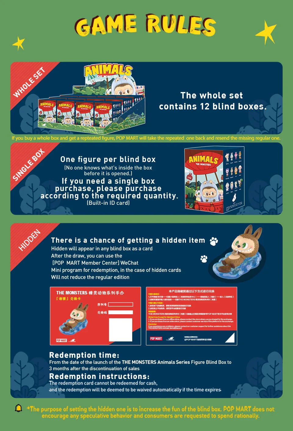 🦊 Labubu Monstre Animaux – Figurine Décorative & Cadeau Surprise