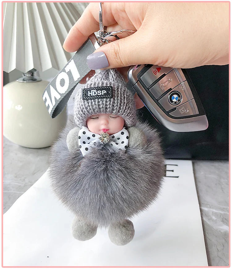 🧸Labubu Flocon Élégant – Charme Doux & Signature Unique