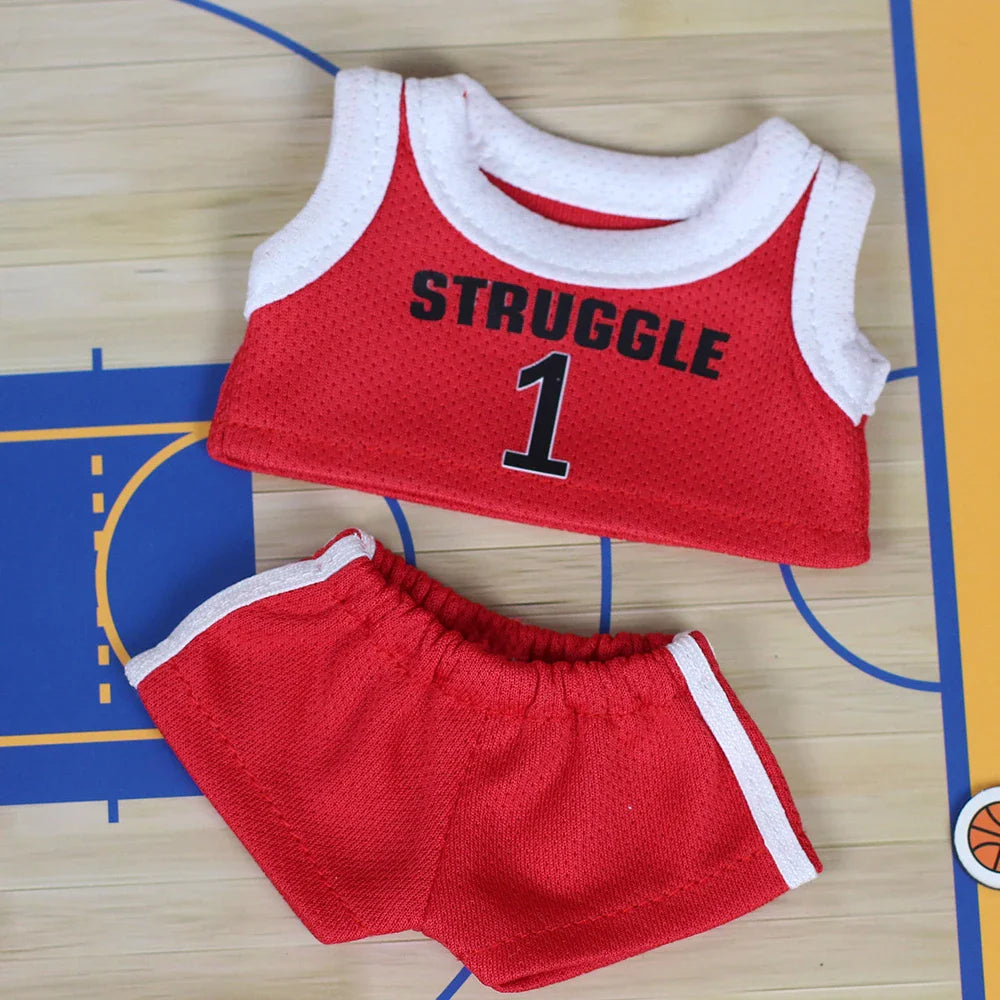 đ Tenue Basketball pour Mini Labubu 17 cm â Style Sportif & Jeu dâĂquipe