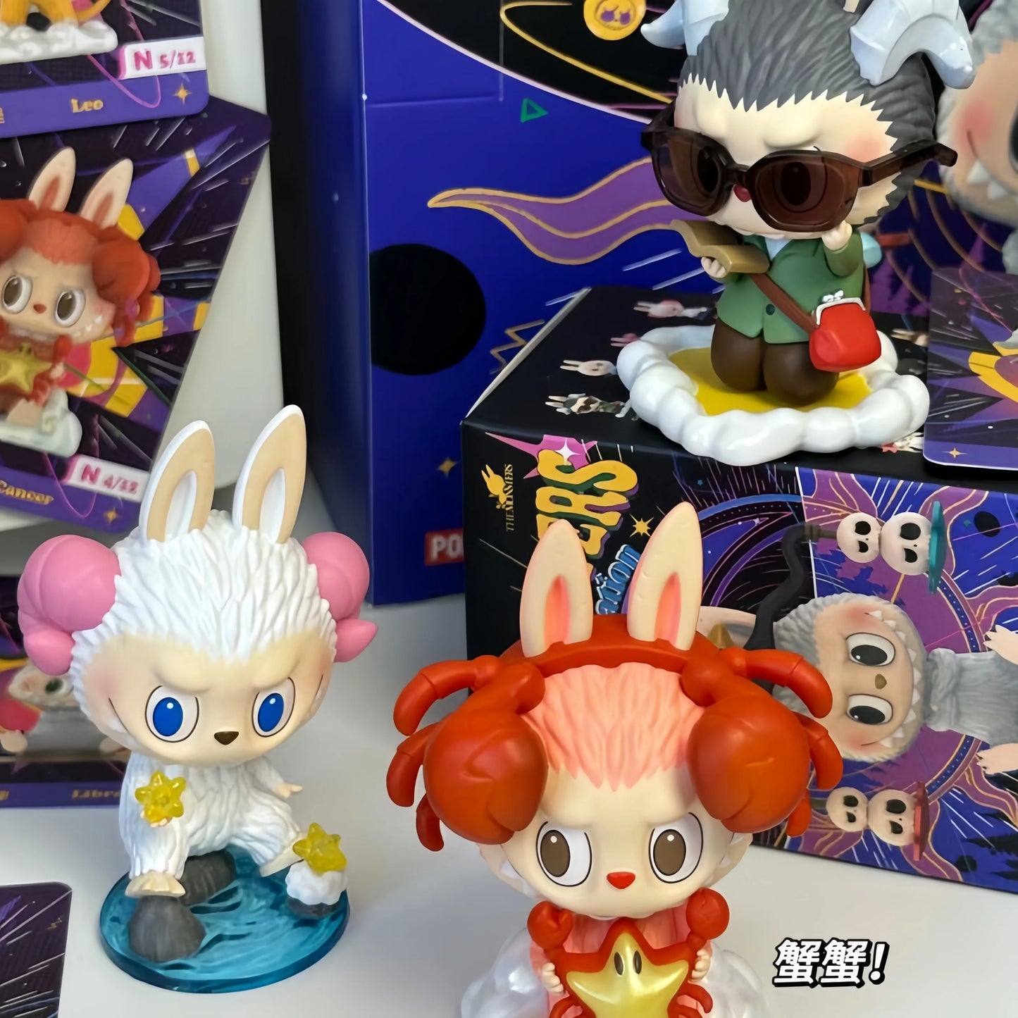 ✨ Labubu Zimomo – Figurine Action Kawaii | Série Constellation (9 cm)