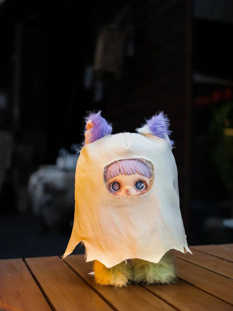 🌲 Peluche Kawaii Maymei V2 – Série Dark Forest | Décor de Bureau Mystérieux