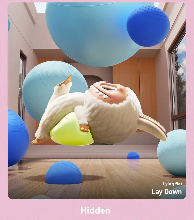 🧘♂️ Pop Mart Labubu – Figurine "Yoga Lazy