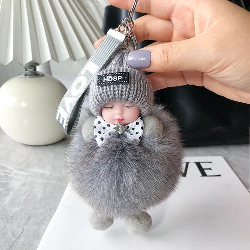 🧸Labubu Flocon Élégant – Charme Doux & Signature Unique