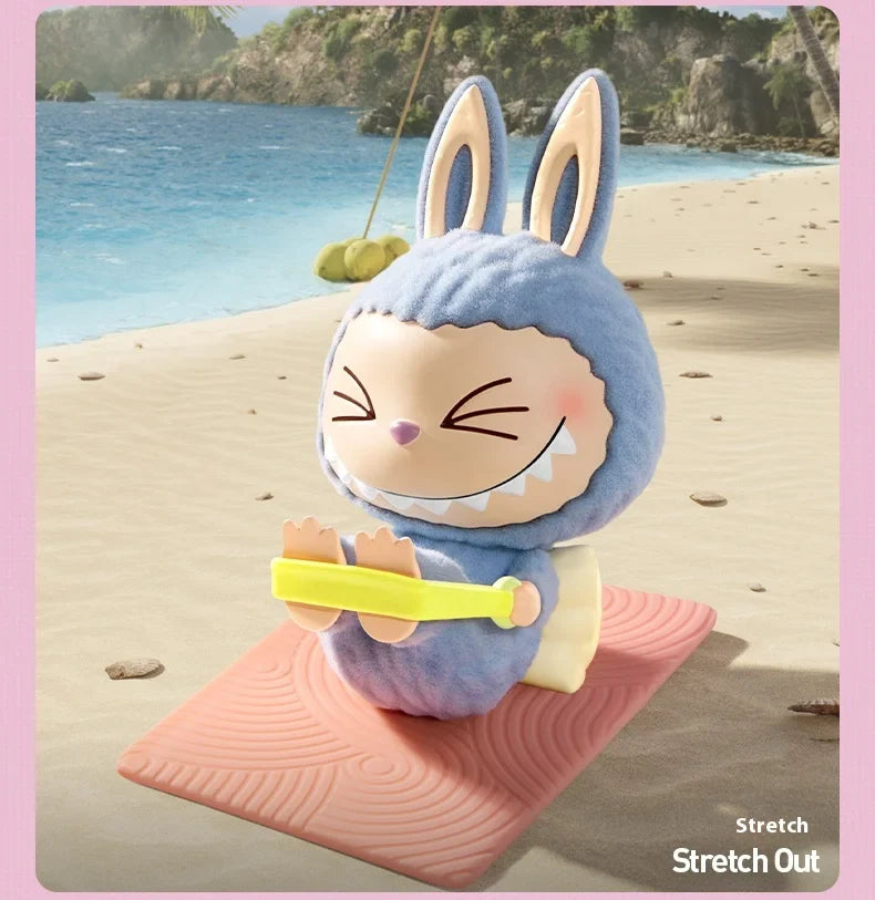 🧘♂️ Pop Mart Labubu – Figurine "Yoga Lazy