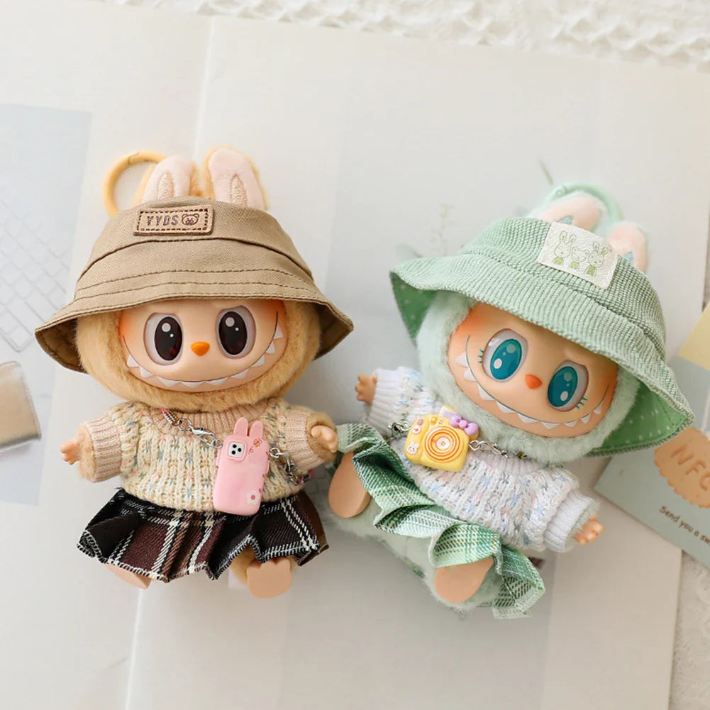 🎀Vêtements Labubu 17cm – Ensemble Kawaii pour Labubu 🎀