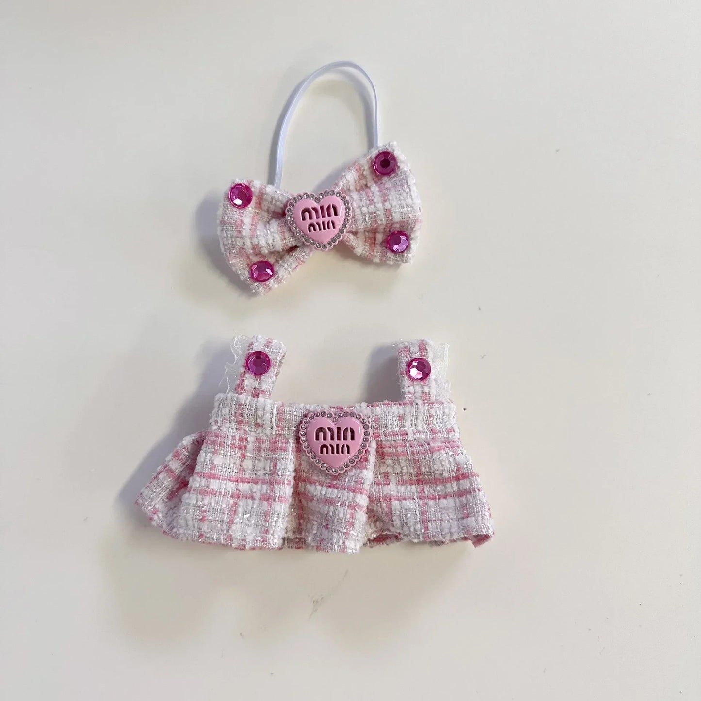 🌟 Accessoires Vêtements Mini Poupée LABUBU 17 cm – Édition K-Pop Style EXO
