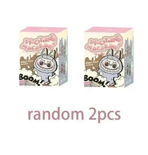 💖 Figurine Émaillée Labubu Heartbeat Macaron – Monstre Kawaii Collectible