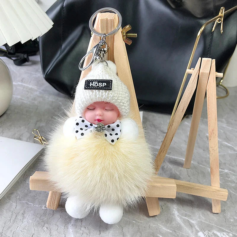 🧸Labubu Flocon Élégant – Charme Doux & Signature Unique