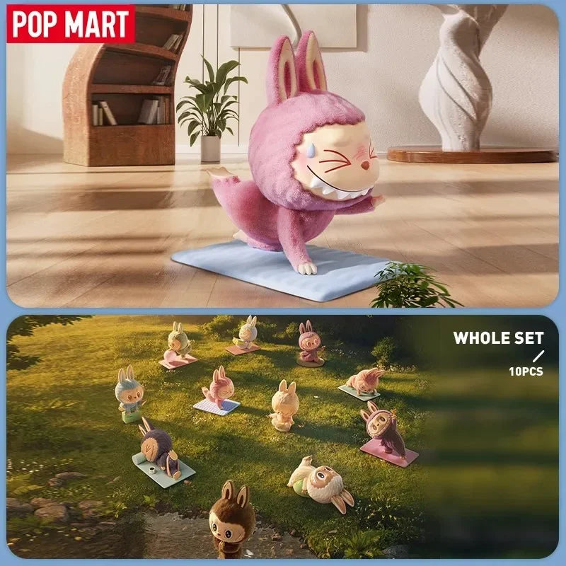 🧘♀️ LABUBU The Monsters – Série Yoga Paresseux