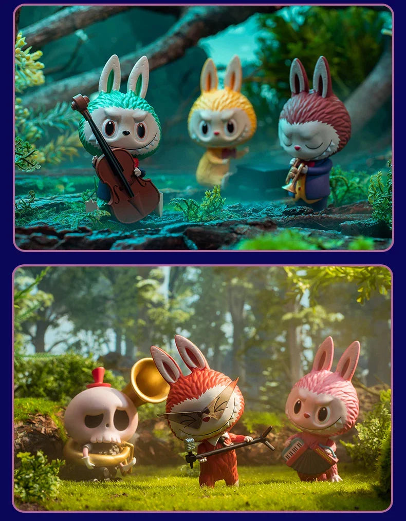 🎶 Figurine Anime Labubu – Forest Concert Collection
