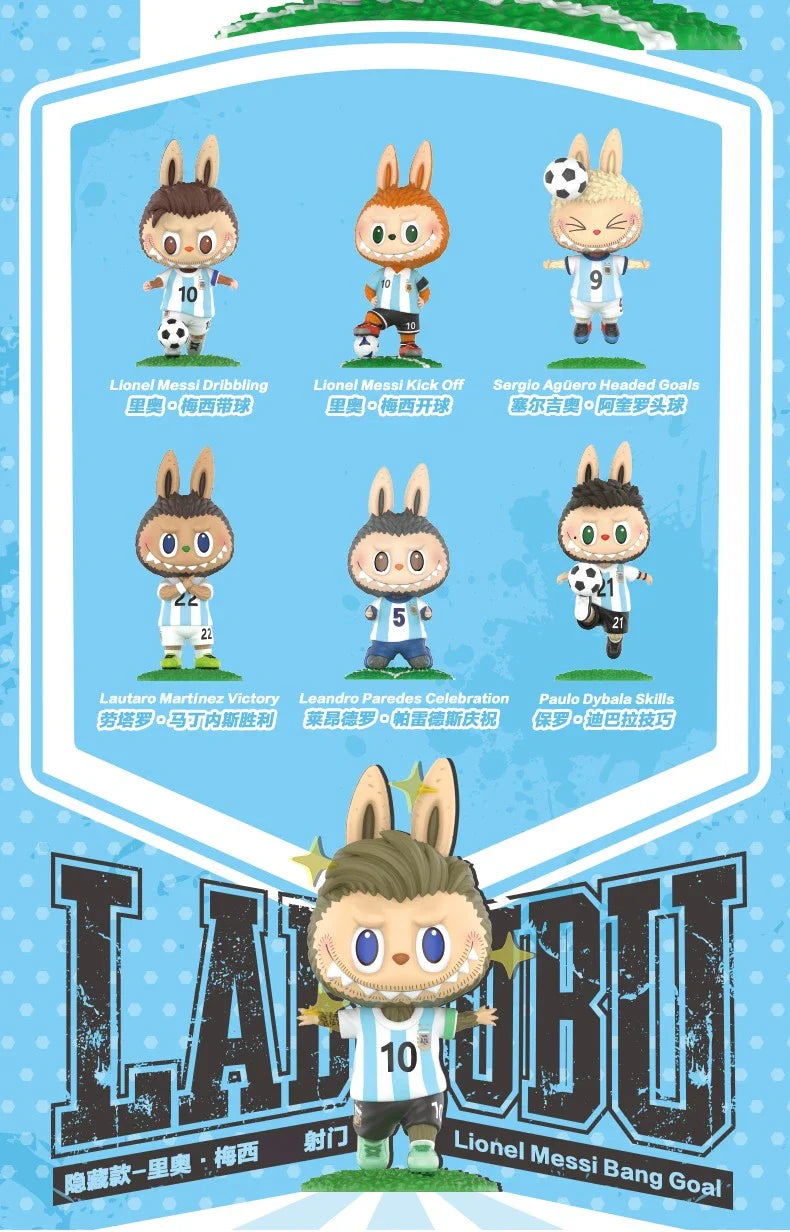 ⚽ Labubu Football Argentin – Figurine Surprise Collector