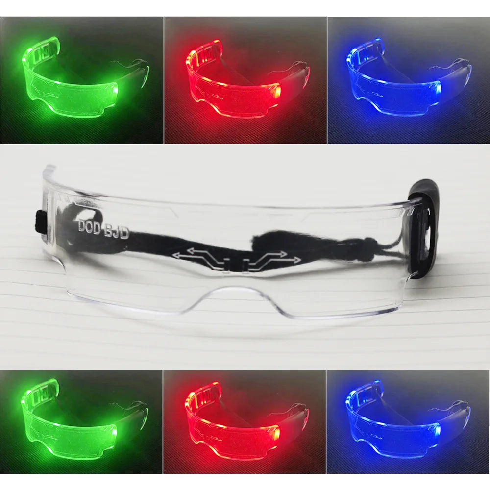 🌈 Lunettes Lumineuses DIY pour Poupées LABUBU – Taille 15 à 20 cm