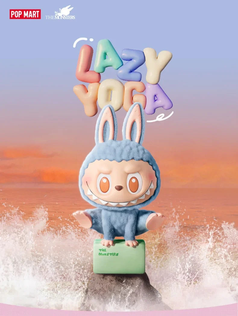 🧘♂️ Pop Mart Labubu – Figurine "Yoga Lazy