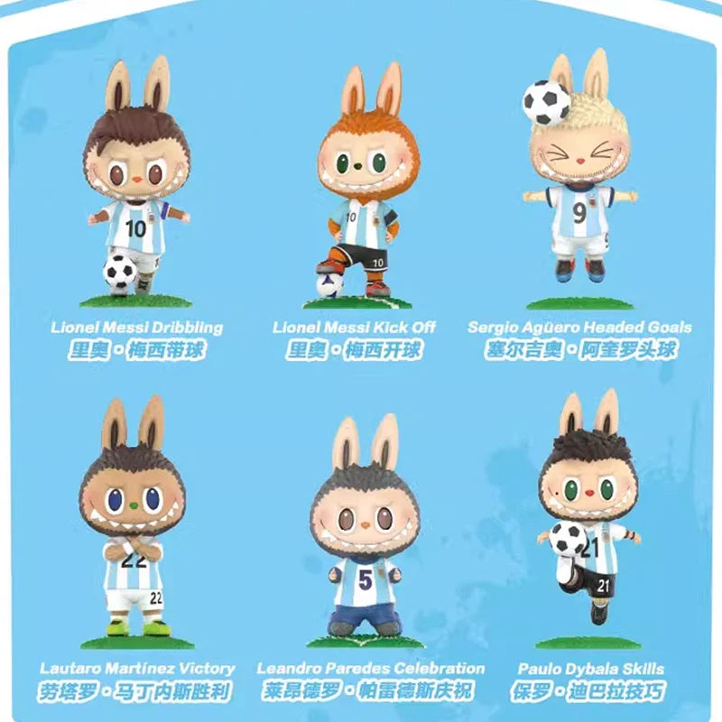 ⚽ Labubu Football Argentin – Figurine Surprise Collector