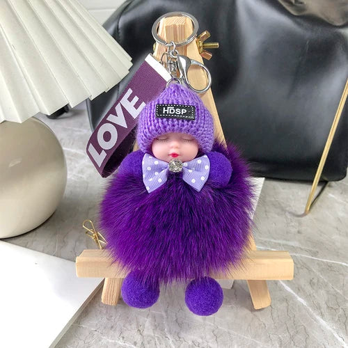 🧸Labubu Flocon Élégant – Charme Doux & Signature Unique
