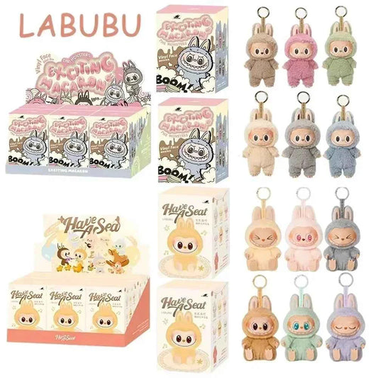 🎀 Pendentif Kawaii Labubu – Monstre Macaron en Boîte Surprise