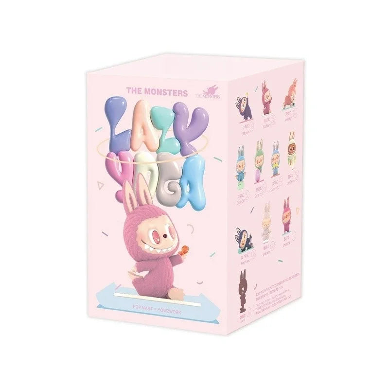 🧘 Figurine Labubu Lazy Yoga – Boîte Surprise Kawaii