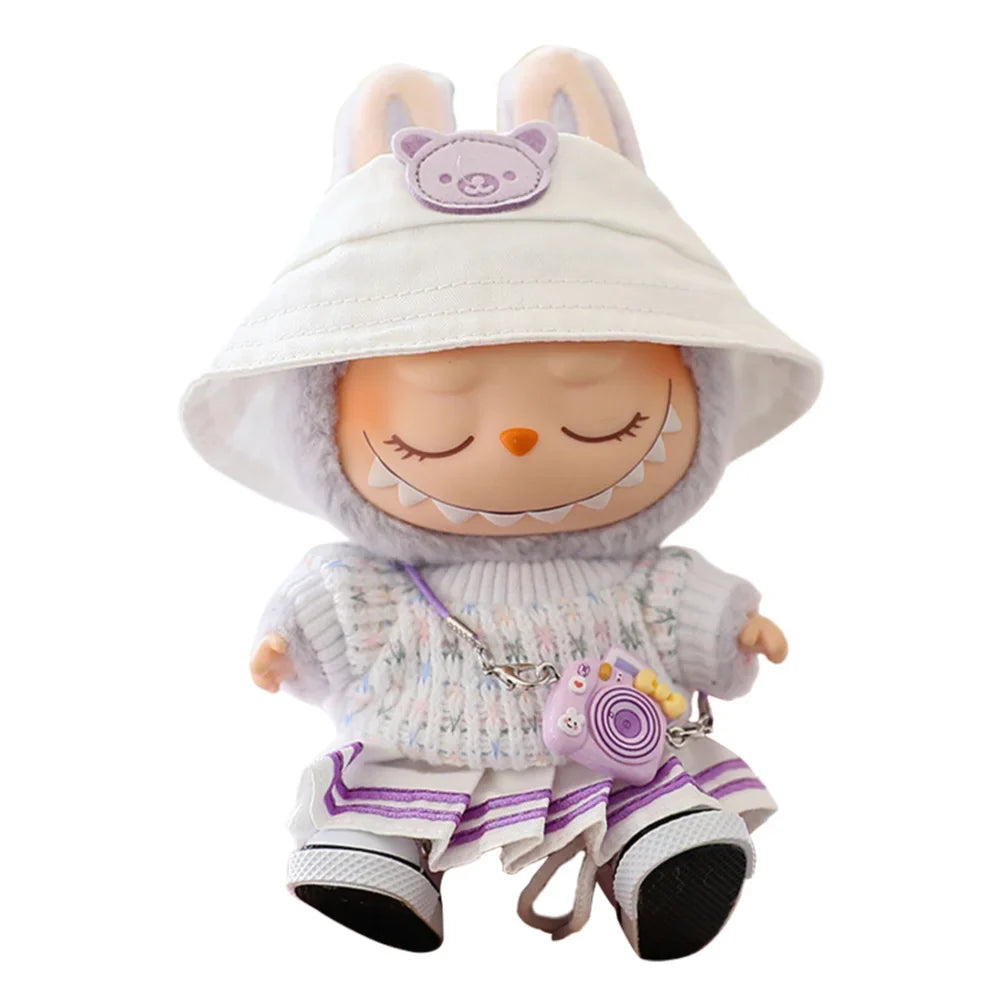 🎀Vêtements Labubu 17cm – Ensemble Kawaii pour Labubu 🎀
