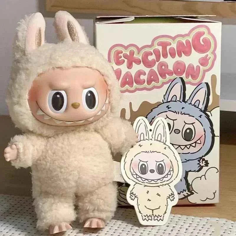 💖 Figurine Émaillée Labubu Heartbeat Macaron – Monstre Kawaii Collectible