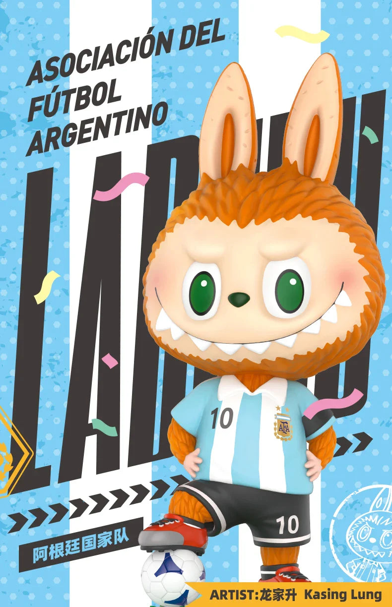 ⚽ Labubu Football Argentin – Figurine Surprise Collector
