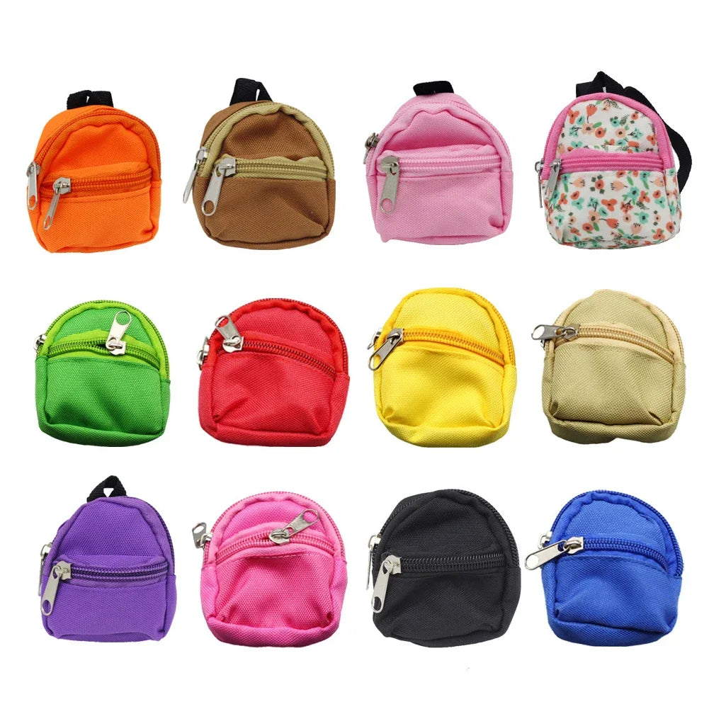 🎒 Sac à Dos en Toile Labubu pour Poupées de 15/17cm – Mode & Aventure