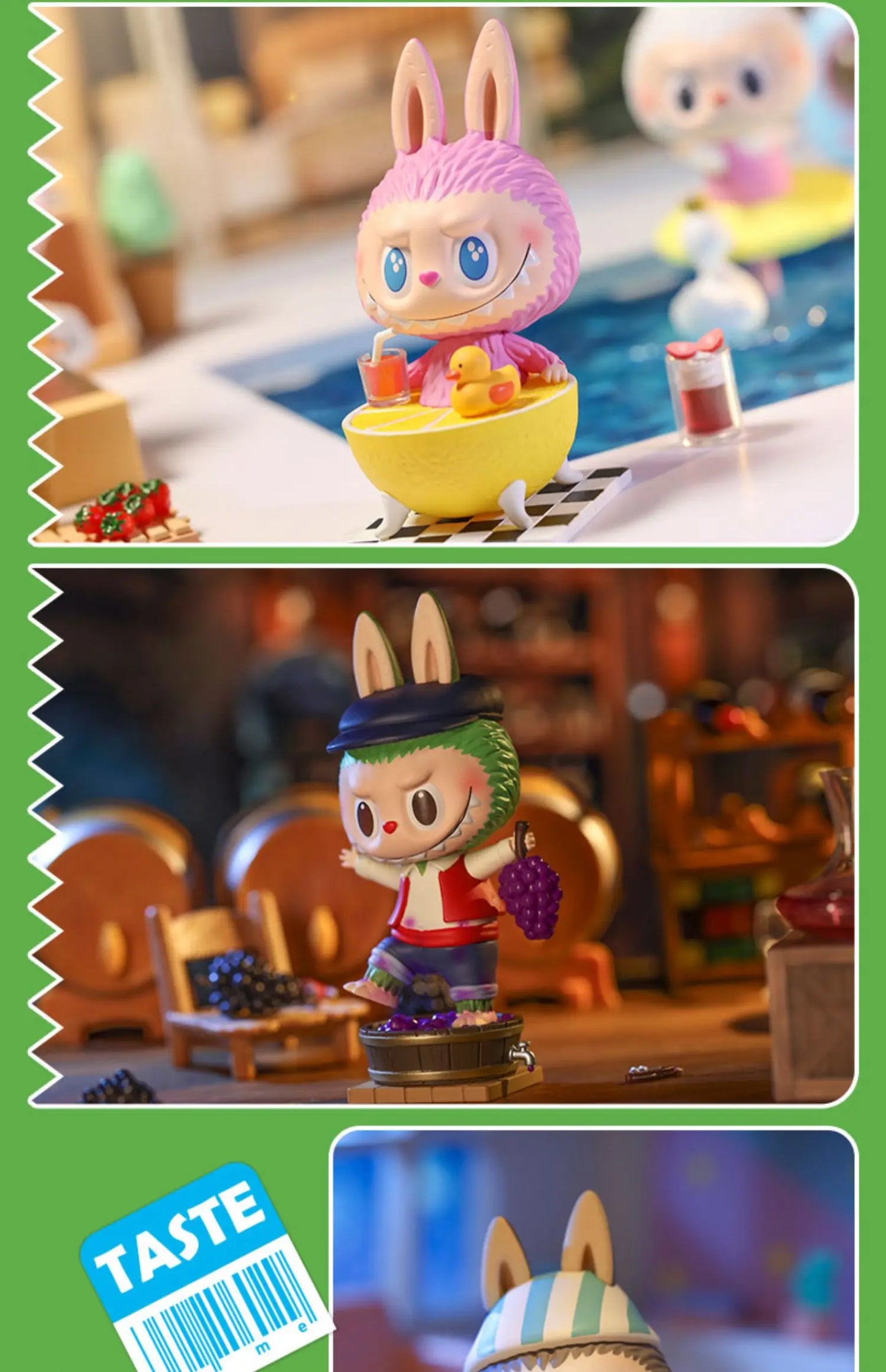 🍓 POP MART Labubu – The Monsters Fruit Series | Boîte Mystère Figurines Kawaii 9–10 cm | Collection Aléatoire Surprise