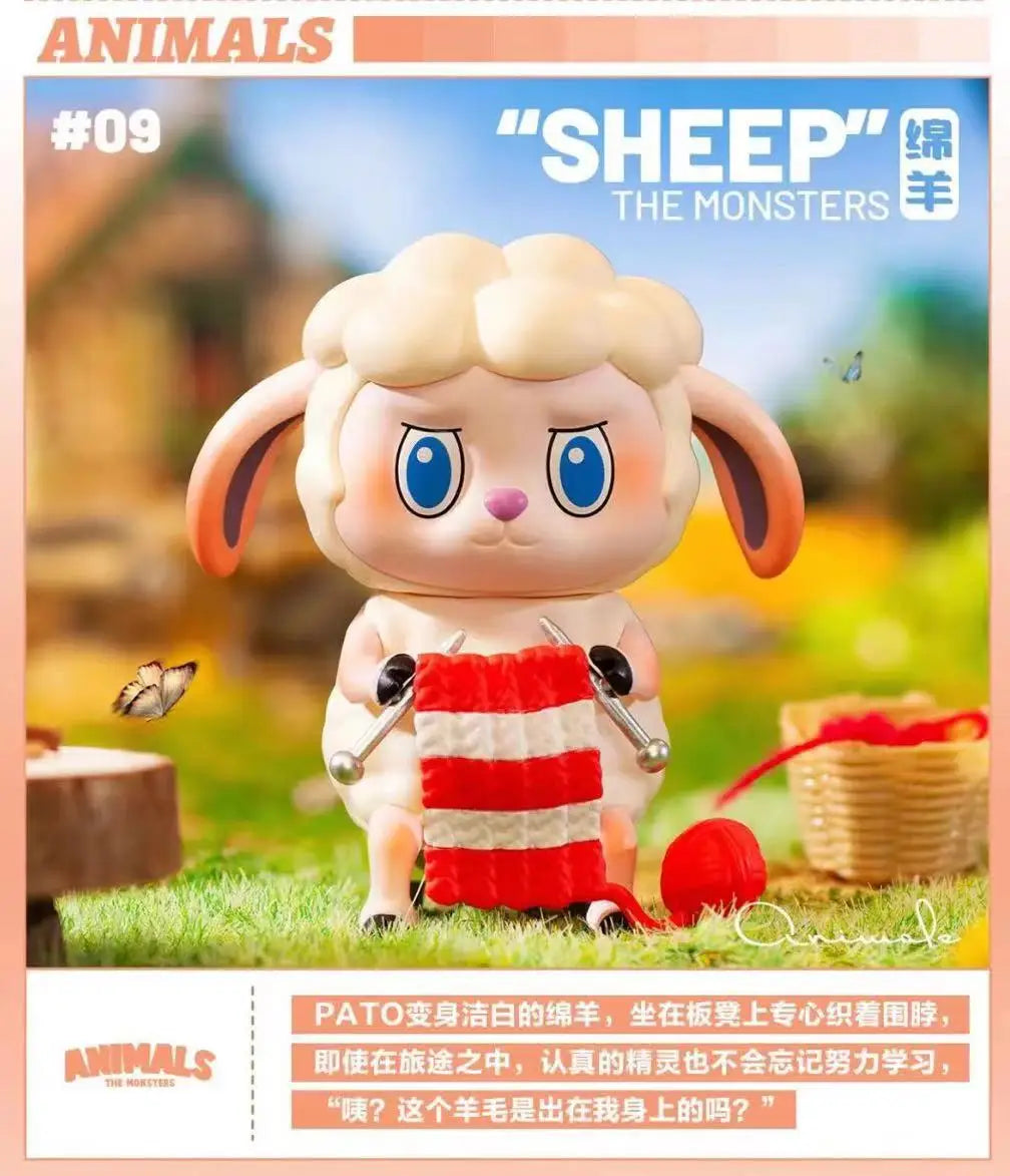 🦊 Labubu Monstre Animaux – Figurine Décorative & Cadeau Surprise