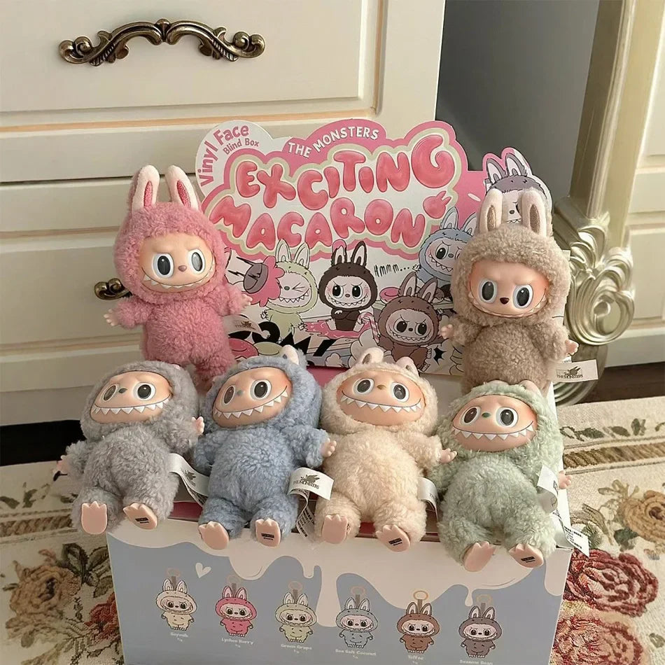 💗 Figurine Kawaii Labubu The Monsters – Heartbeat Macaron Edition