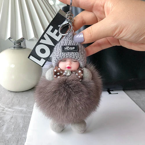 🧸Labubu Flocon Élégant – Charme Doux & Signature Unique
